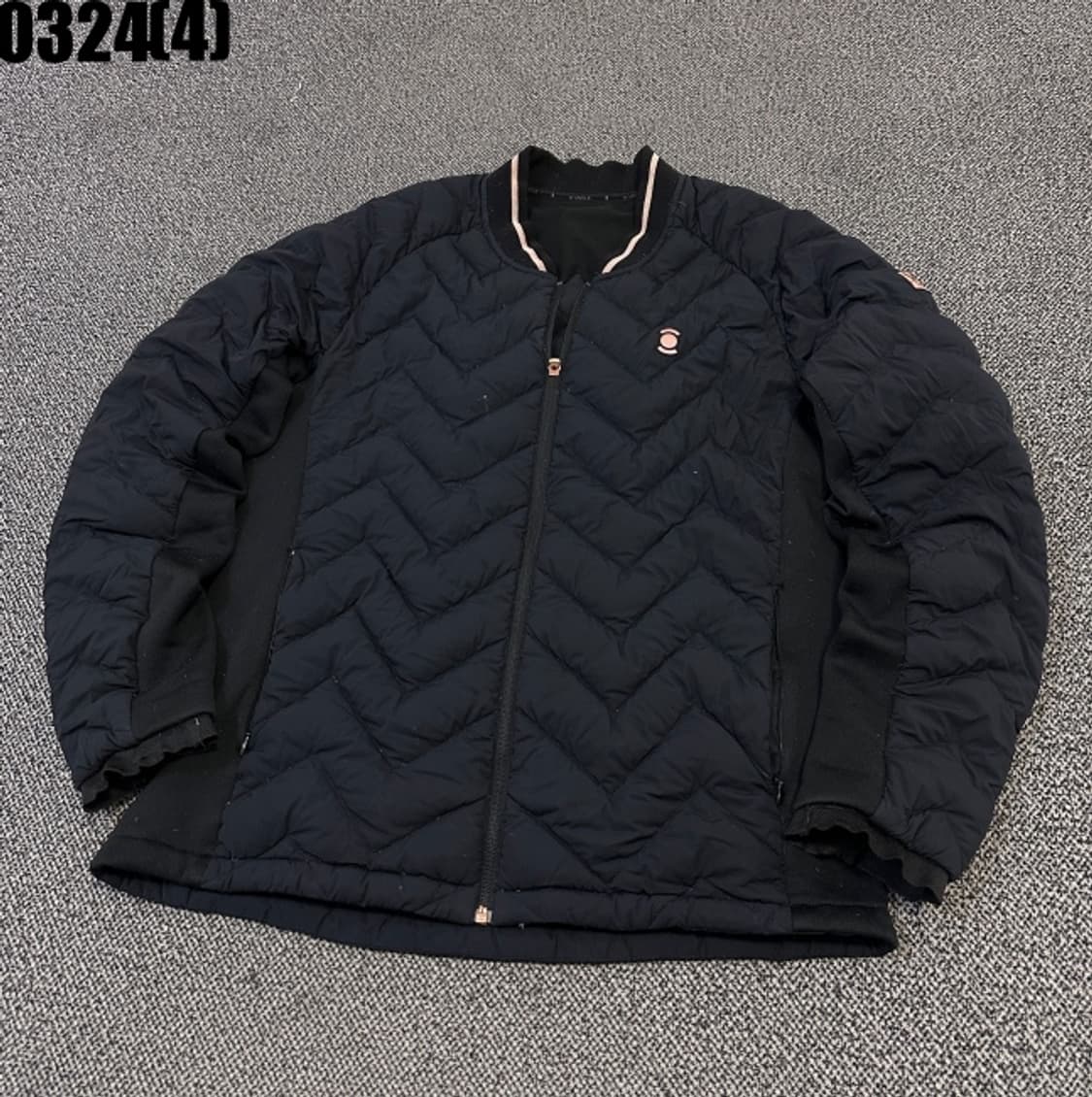 105 와이드앵글 구스다운 블랙 퀄팅 점퍼 0324(4) 상품이미지1