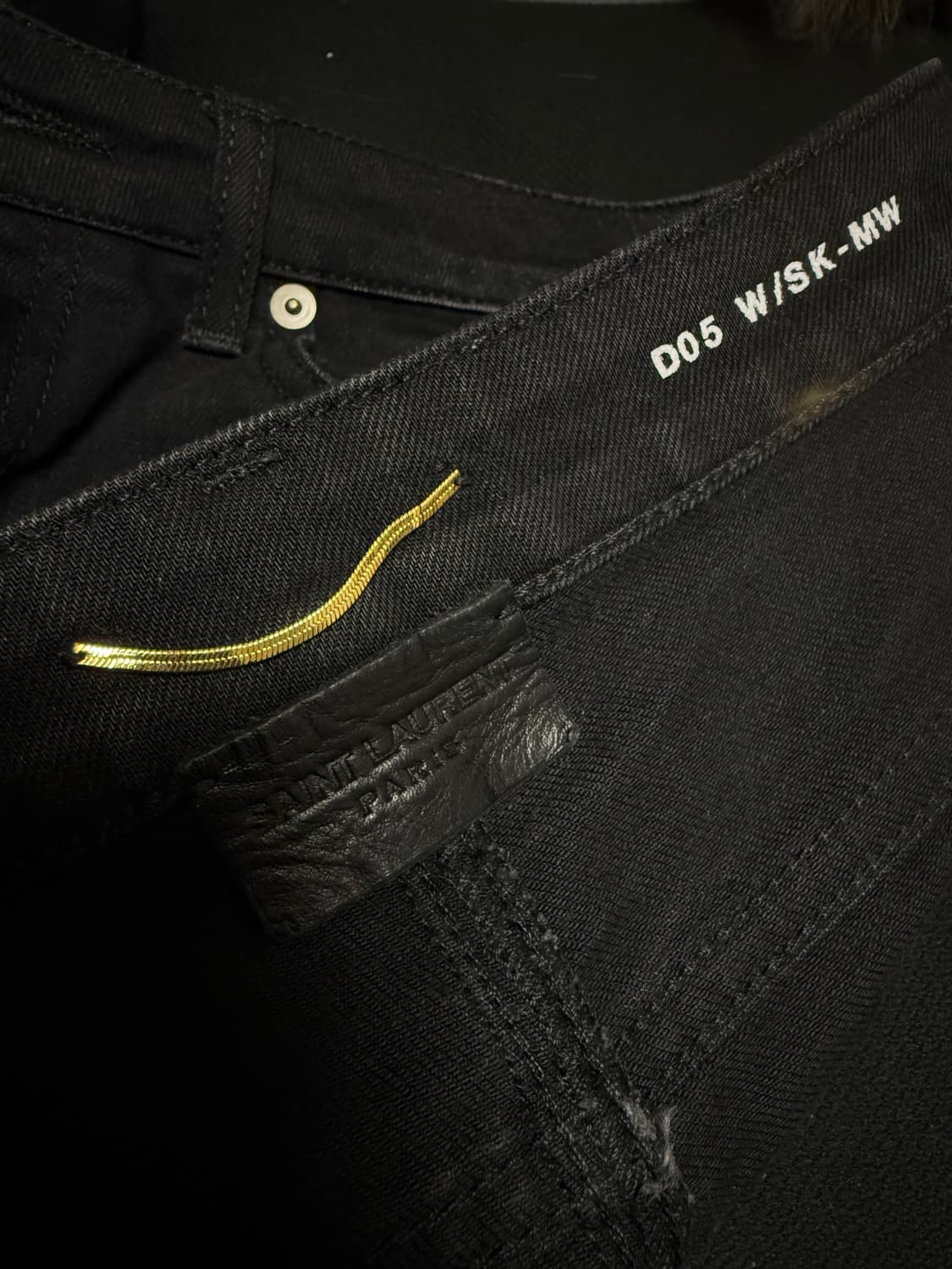 Saint Laurent 에디슬리먼 블랙진 상품이미지3