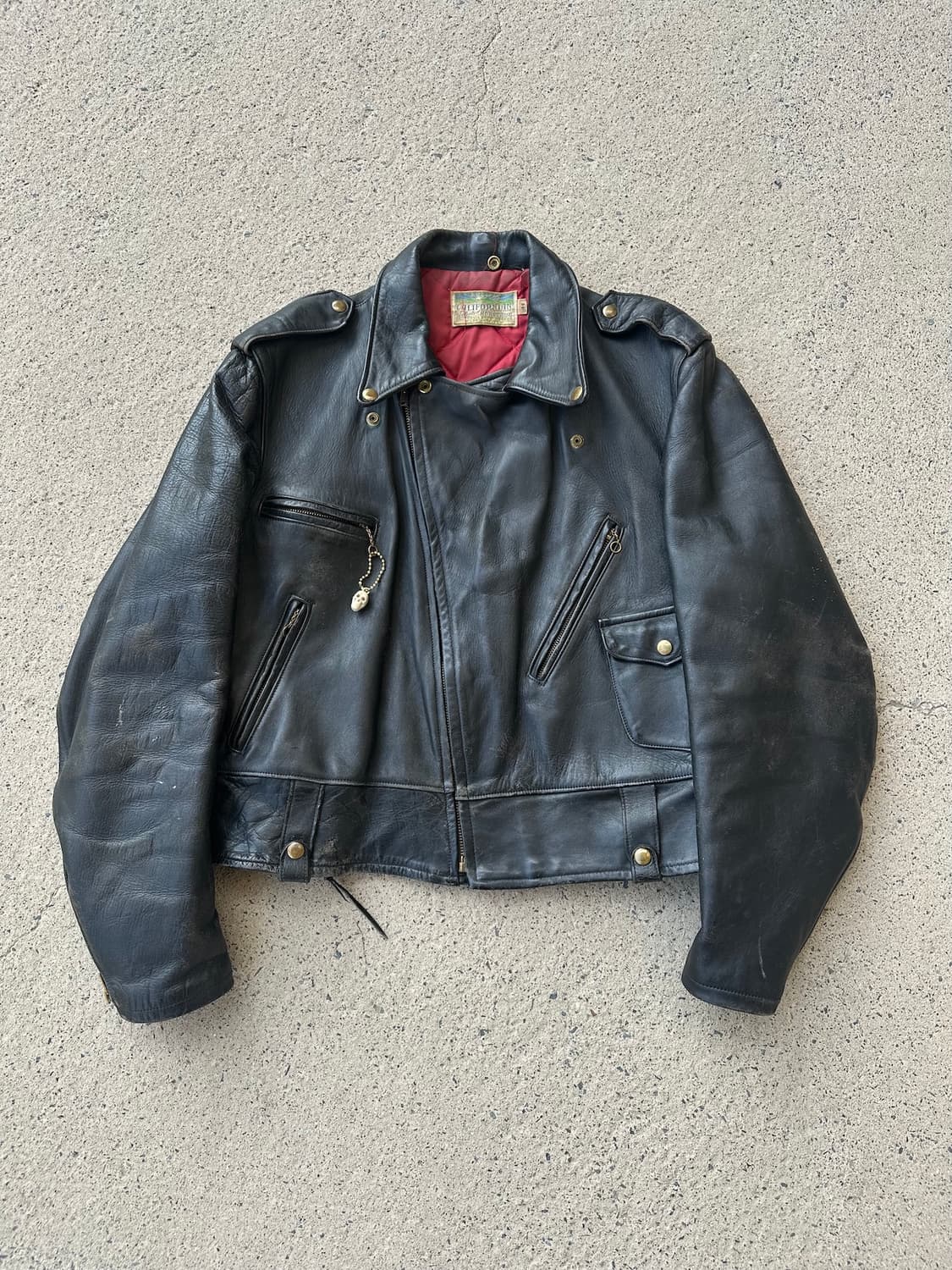 50s California Horse Hide Leather Jacket 상품이미지2