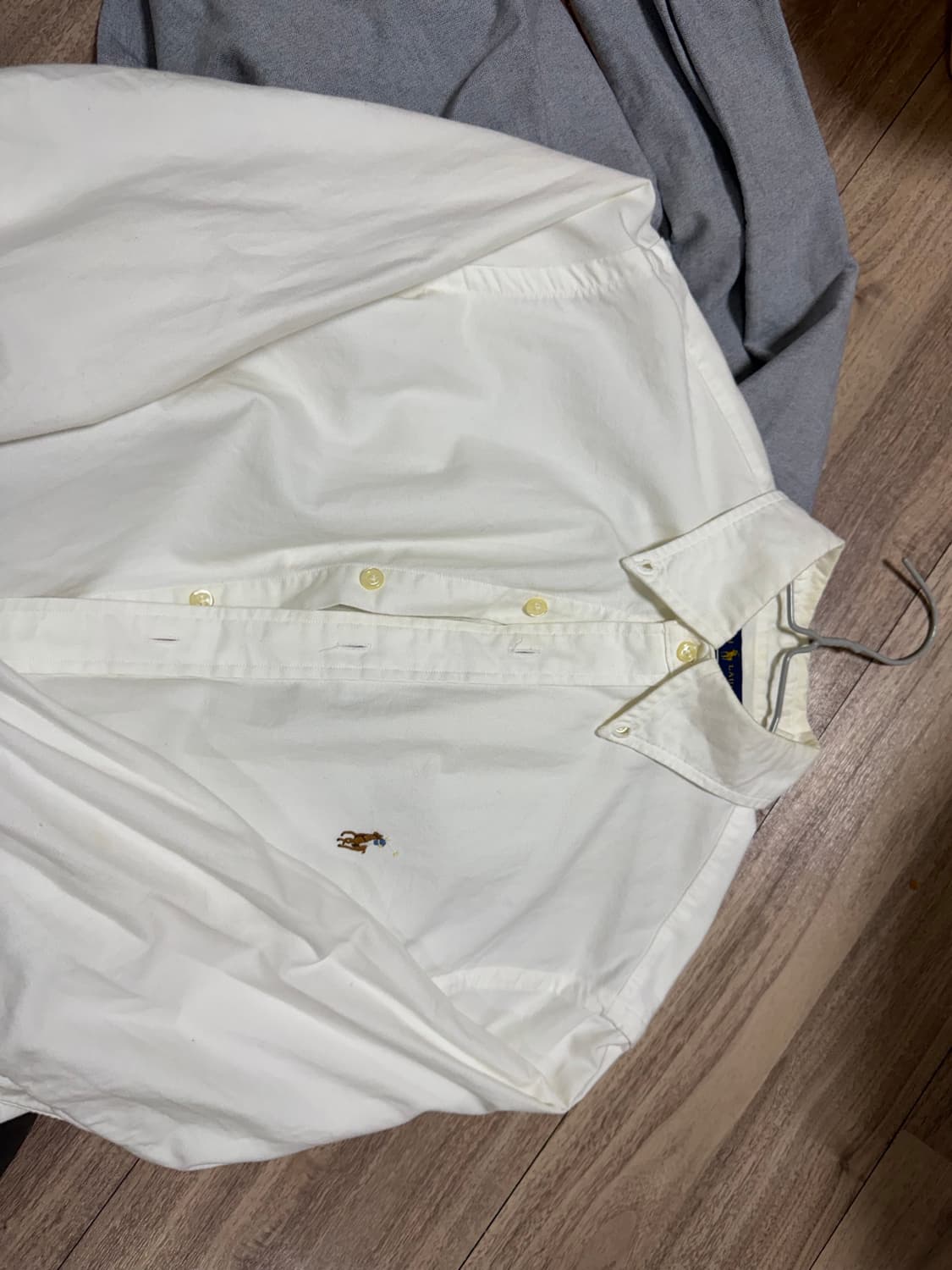 폴로 랄프로렌 클래식핏 흰색 셔츠 상품이미지1