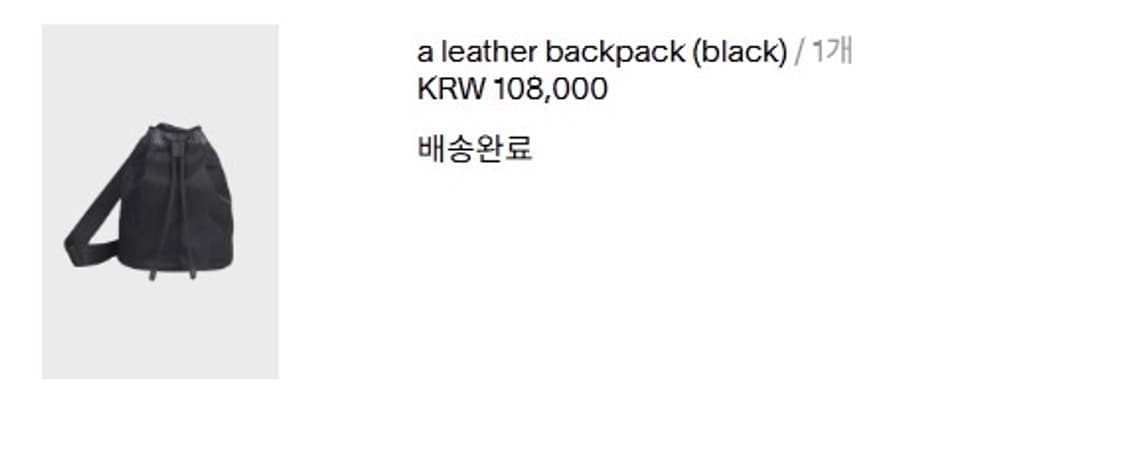 haag leather backpack (BLACK) 상품이미지6