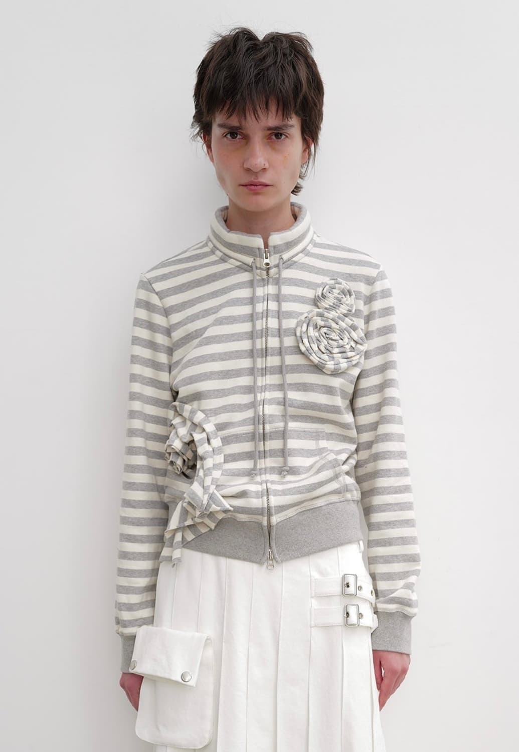 오픈와이와이 아플리케 집업 자켓 상품이미지1