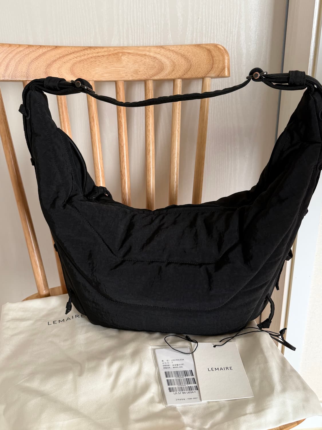 르메르 소프트 게임백(미디움/블랙) 상품이미지1