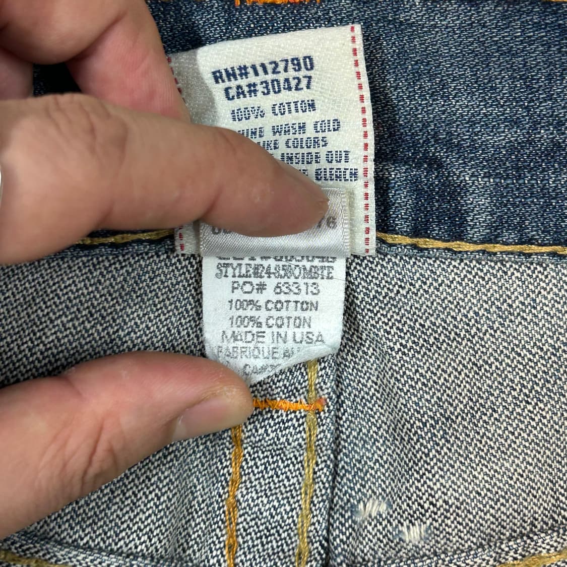 34inch) 트루릴리전 레인보우 빌리 부츠컷 데님 청바지 상품이미지10