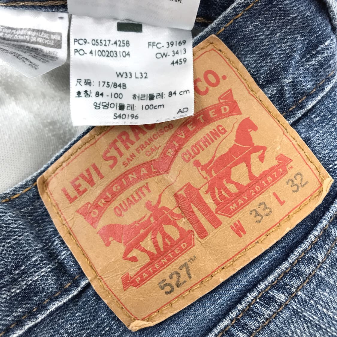 리바이스 Levi's 527 부츠컷 데님 청바지 남성33 상품이미지10