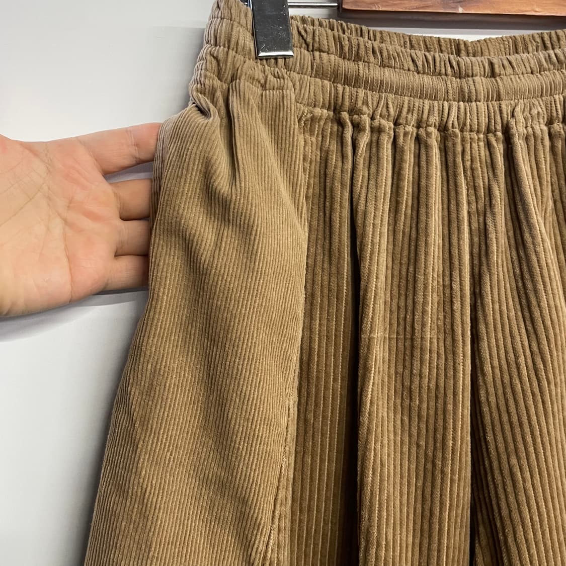 니코앤드 코듀로이 밴딩 와이드 팬츠 상품이미지5