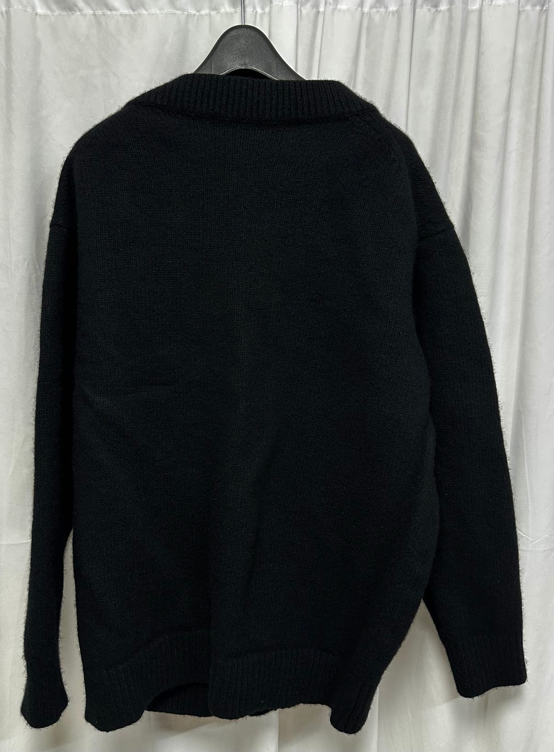 no.152 캉골 블랙 울 가디건 XL 상태s급 상품이미지5