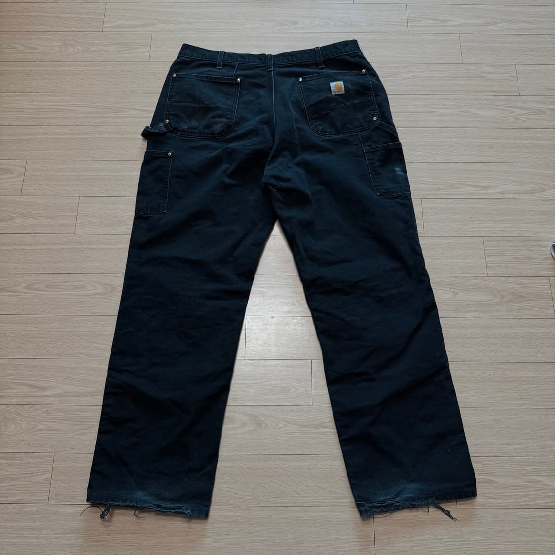 38) 빈티지 칼하트 더블니 블랙 팝니다 상품이미지5