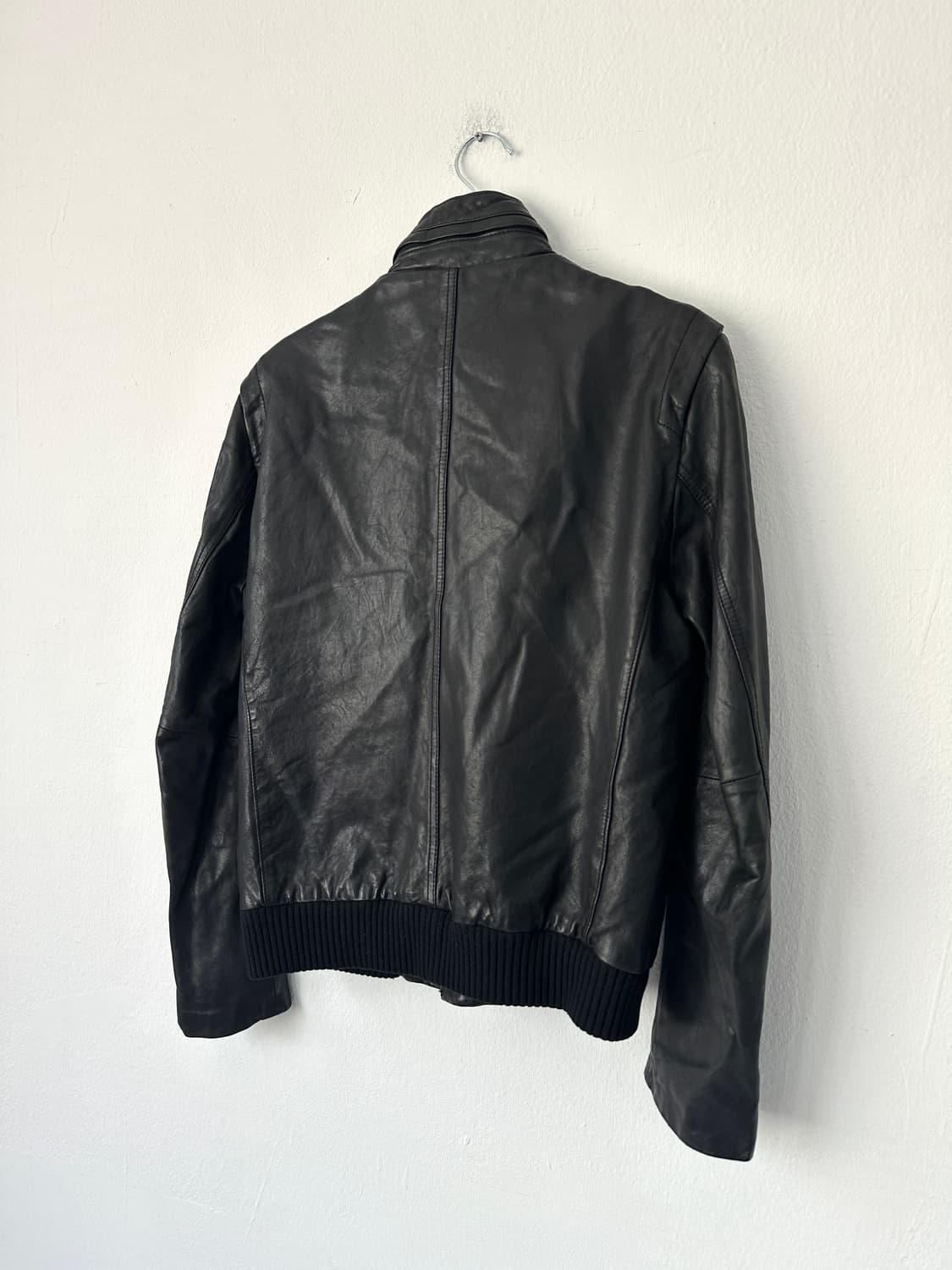 솔리드옴므 램스킨 포켓 레더자켓 상품이미지7