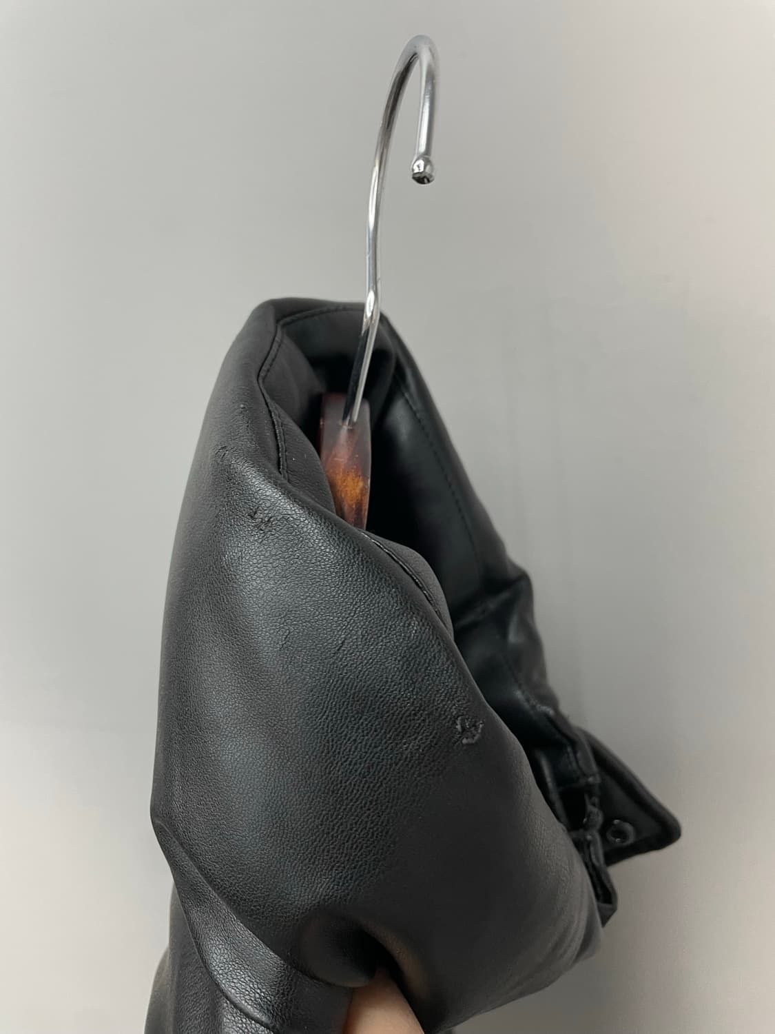 스타터 레더 다운 베스트 H1446 상품이미지10