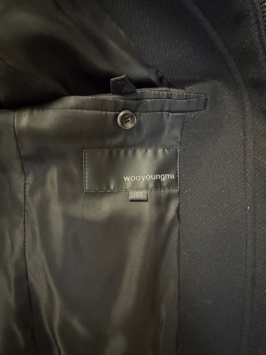 우영미 울 자켓(여성 s~m // 남성 핏한 m) 상품이미지4