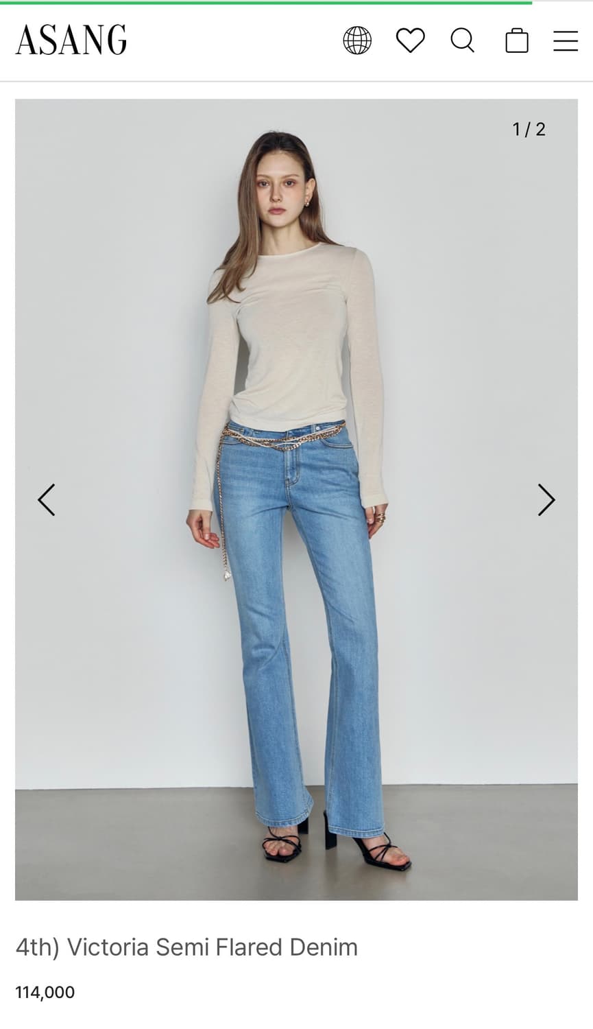 ASANG 아상 빅토리아 세미 플레어진(S) 상품이미지1
