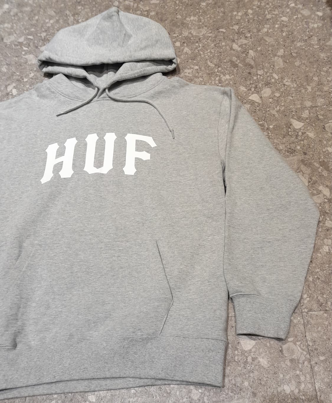 💥허프 로고 후드 그레이 (M)
 상품이미지3