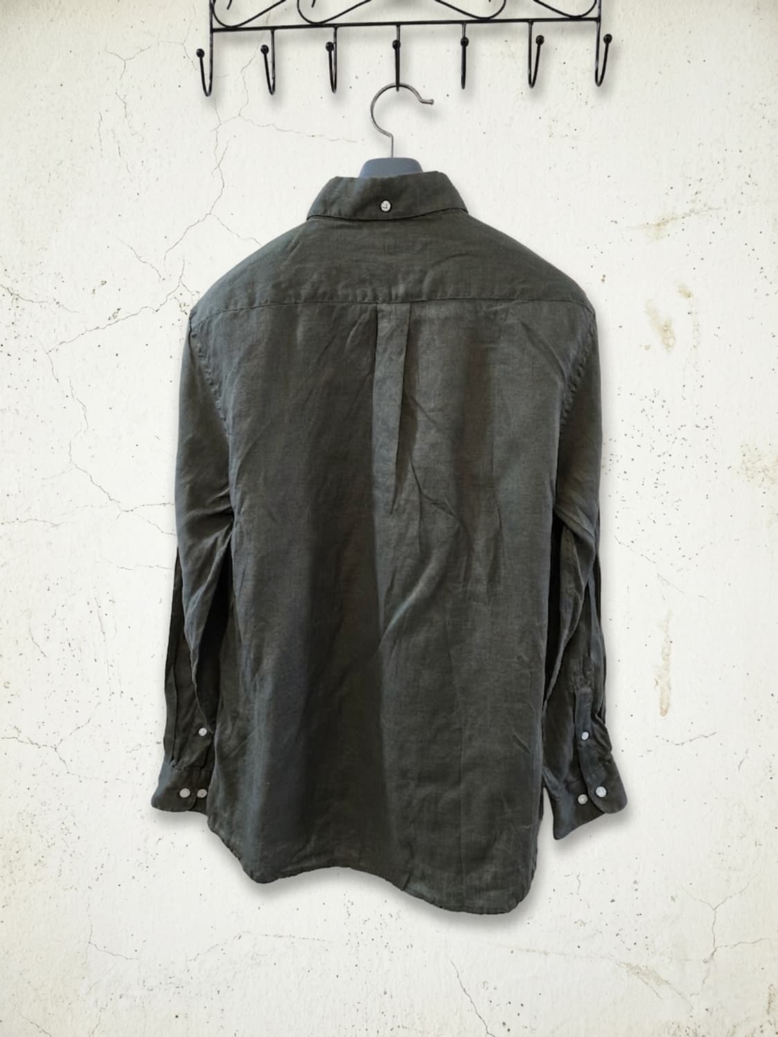 Martyn Bal 린넨 셔츠 카키 100 상품이미지2