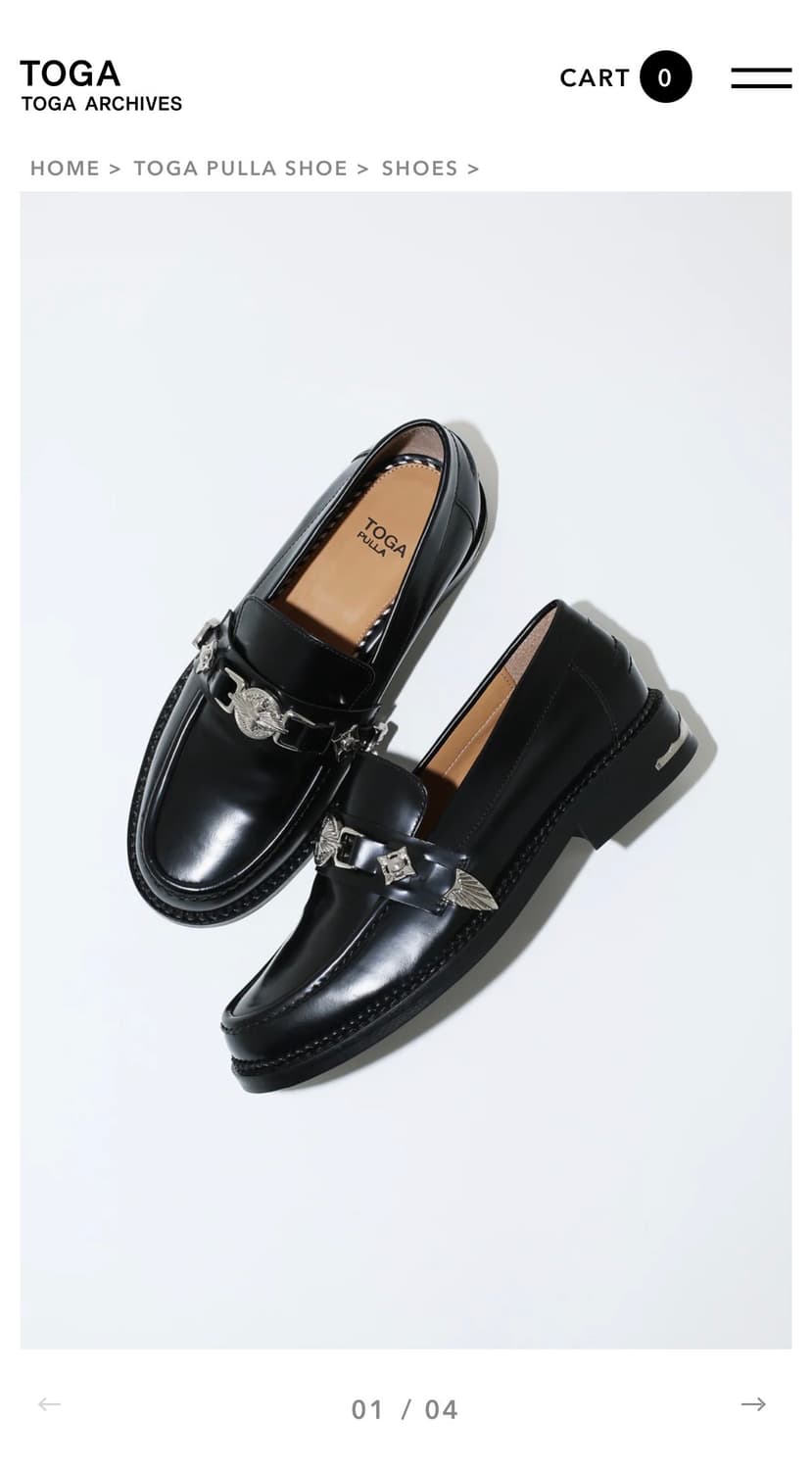 (37.5) TOGA PULLA 토가풀라 메탈 로퍼 상품이미지4