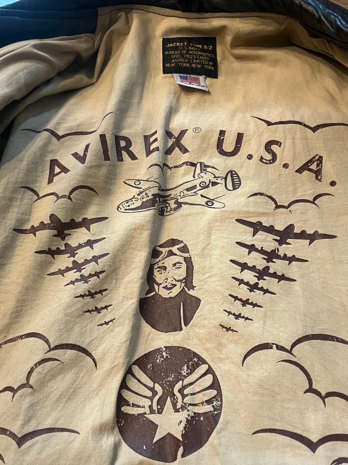 아비렉스 G2 가죽자켓 상품이미지4