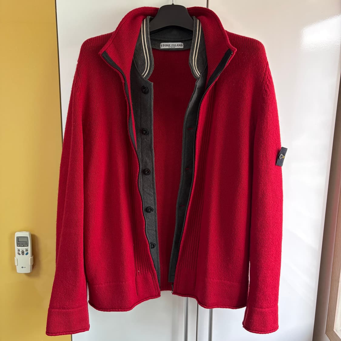 빈티지 스톤아일랜드 도킹 니트집업 상품이미지3