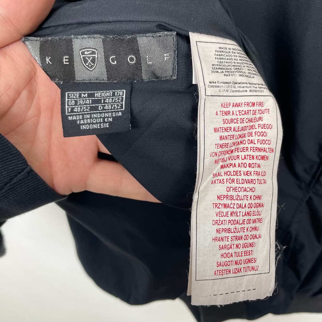 나이키 골프 리버시블 반집업 바람막이 상품이미지9