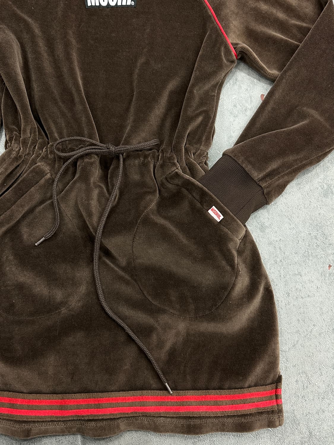 미스치프 벨벳 원피스 상품이미지2