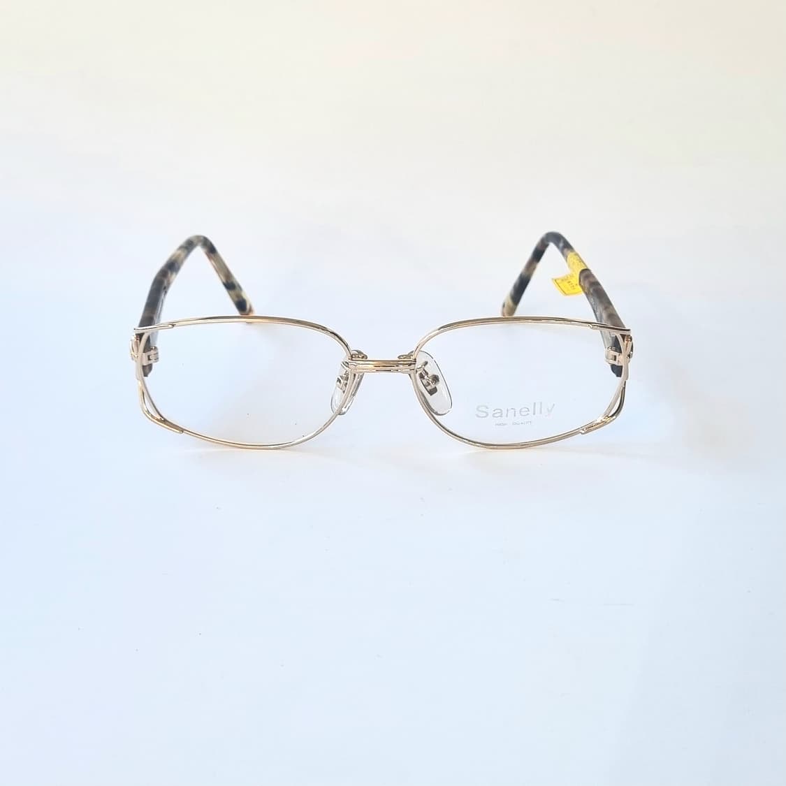 데드스탁 고급스러운 골드 금테 & 호피 다리 안경테 166 상품이미지4