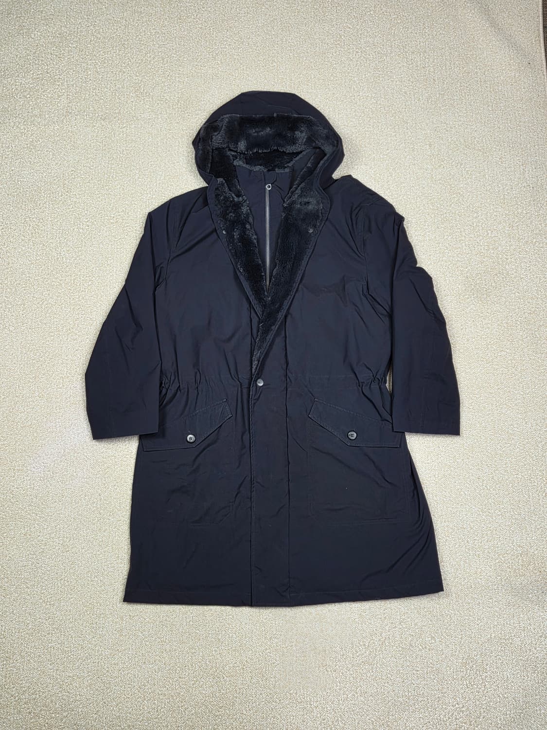 [아르마니 꼴레지오니] 퍼 후드 패딩 코트 | 00233 상품이미지1