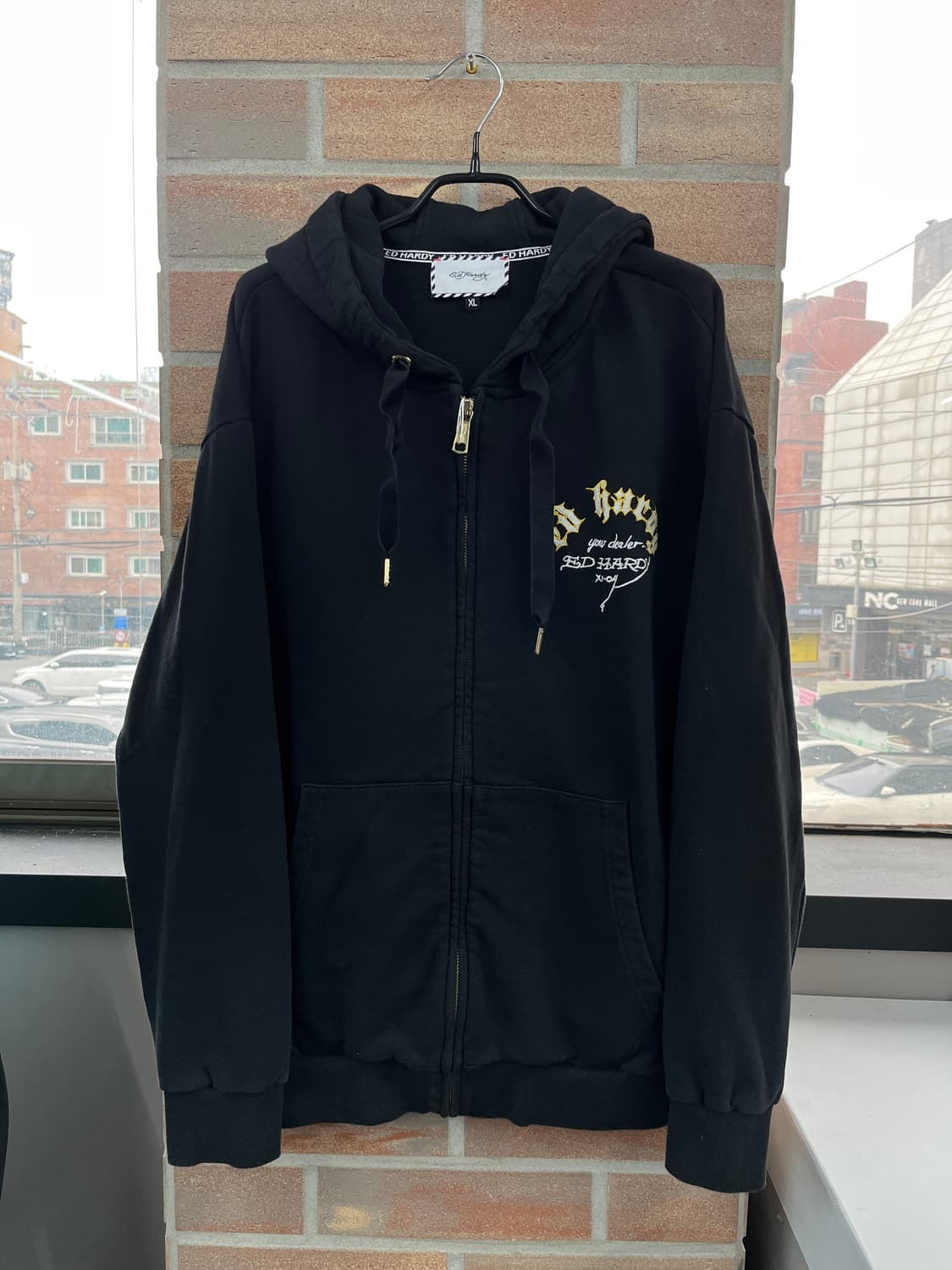 Ed Hardy 타이거 로고 후드 집업 자켓 상품이미지7