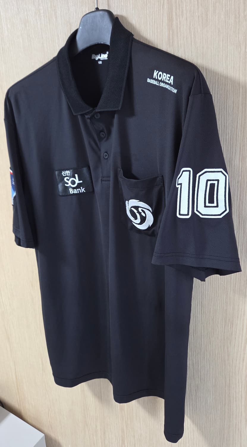 (착샷) KBO 심판 유니폼 져지 반팔 카라 티셔츠 상품이미지3