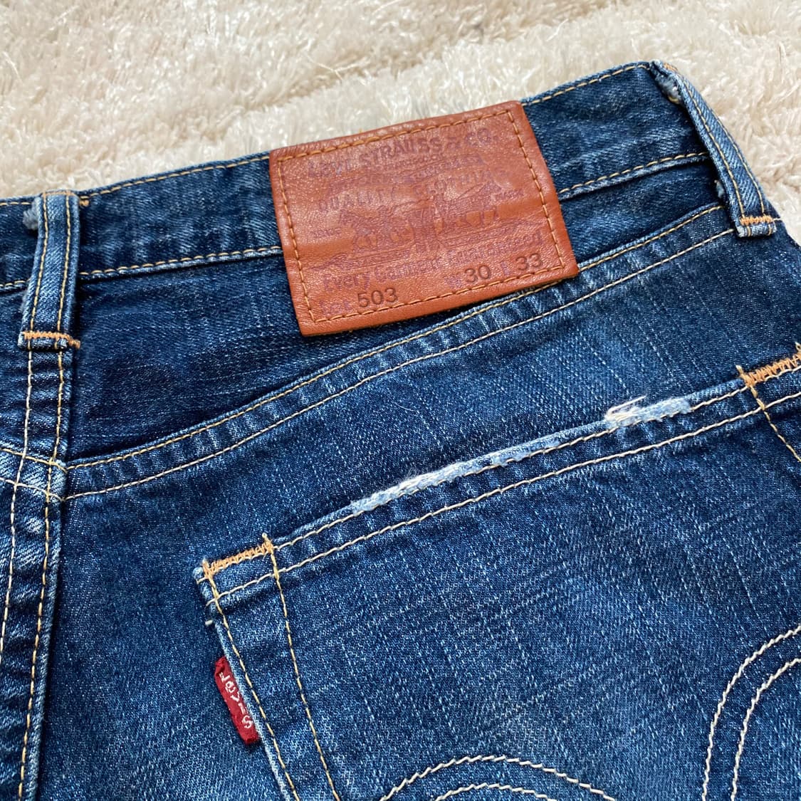 리바이스 503 워싱데님 30 made in japan 상품이미지8