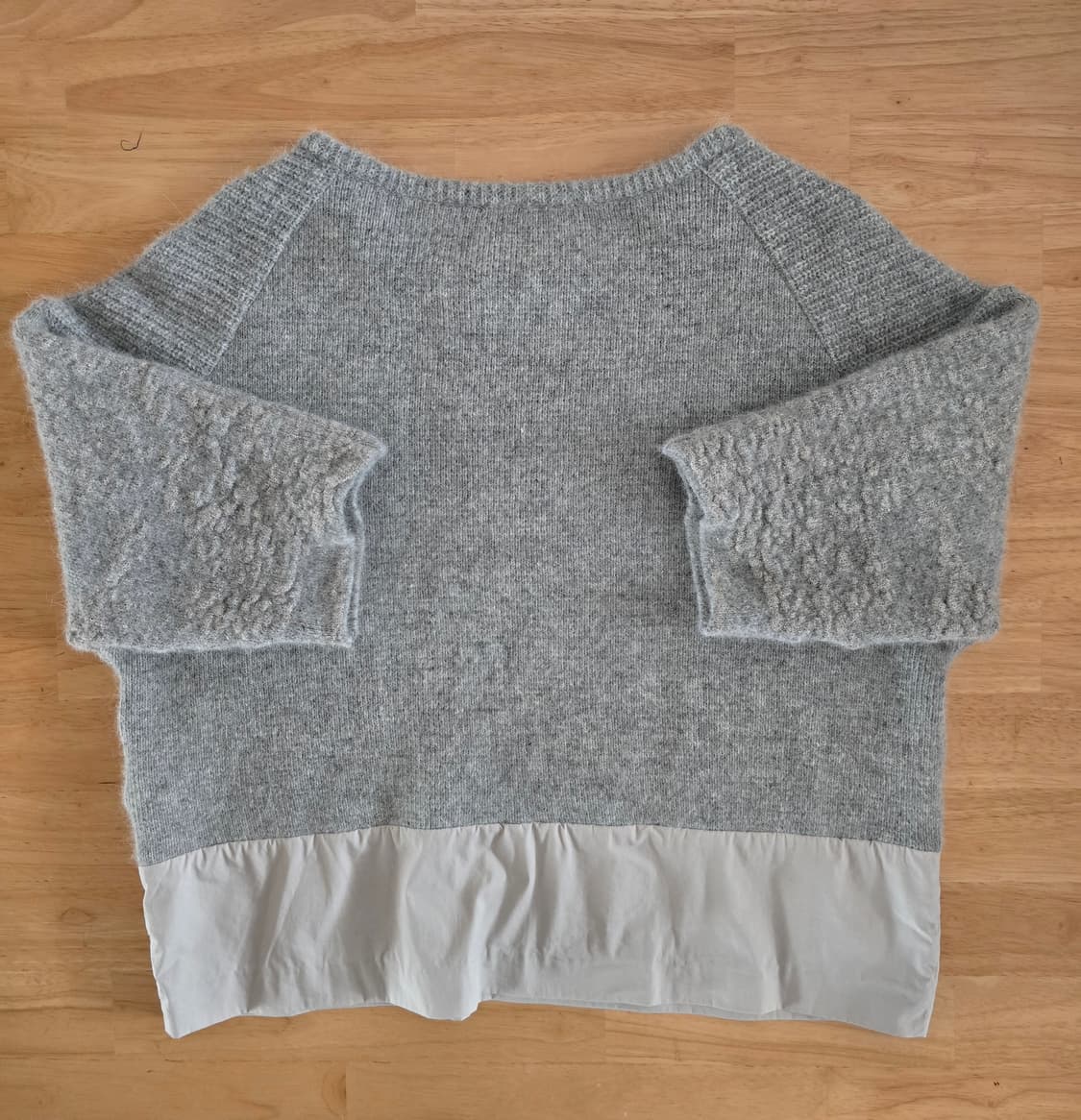 BEARDSLEY의 배색 울 앙고라 니트 상품이미지6