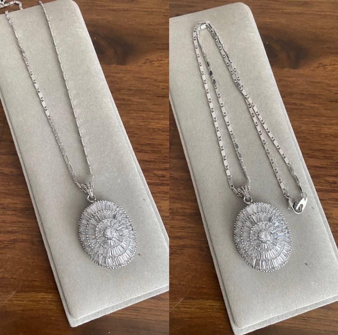 큐빅 반지 귀걸이 목걸이 세트 상품이미지8