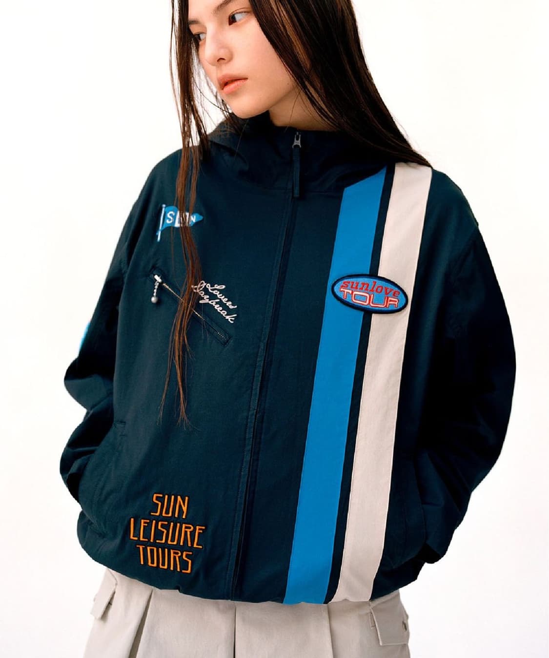 썬러브 Circuit Jacket Navy 자켓 네이비 L 상품이미지3