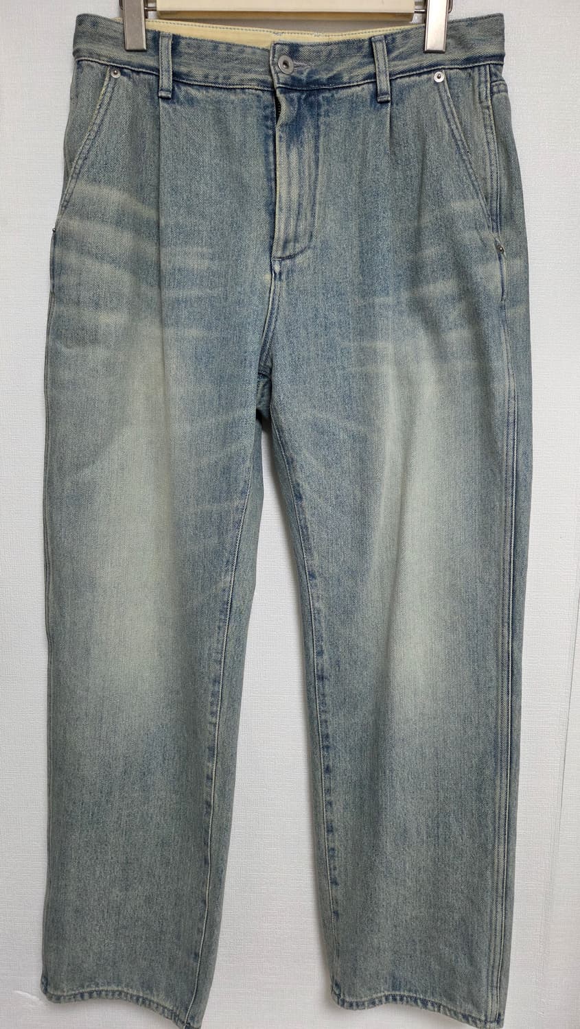 러프사이드 드레이프 데님 블리치  상품이미지1