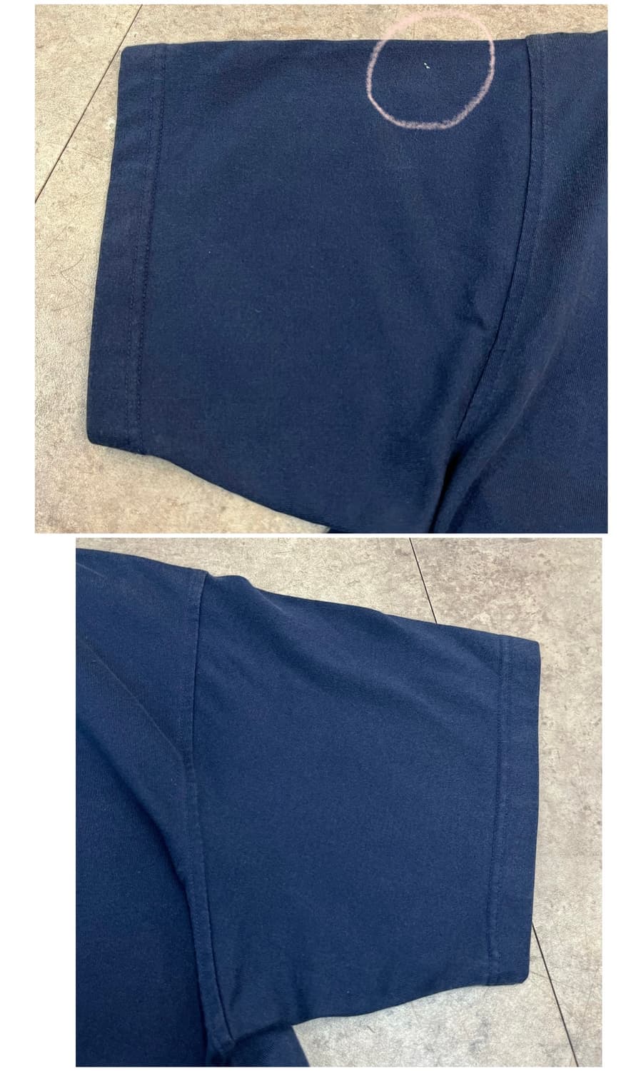 나이키 미시간 울버린스 풋볼팀 웜업 반팔티 네이비 L #csz4054 상품이미지10