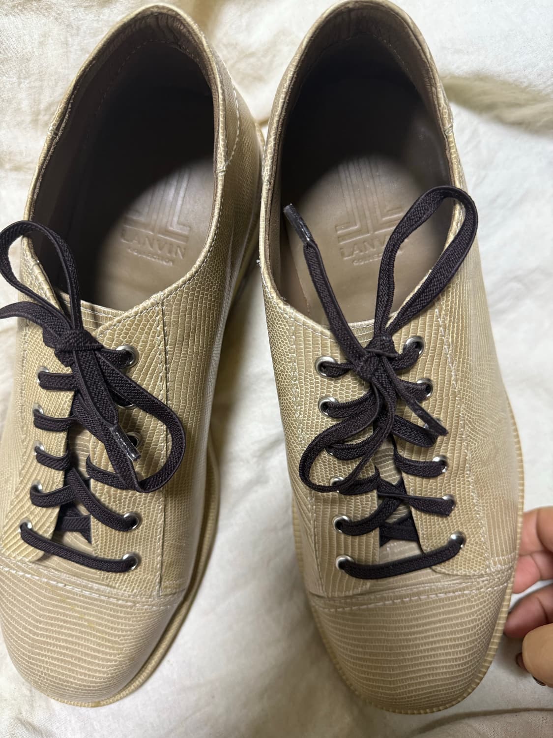 랑방 컬렉션 가죽스니커즈 남성 상품이미지2