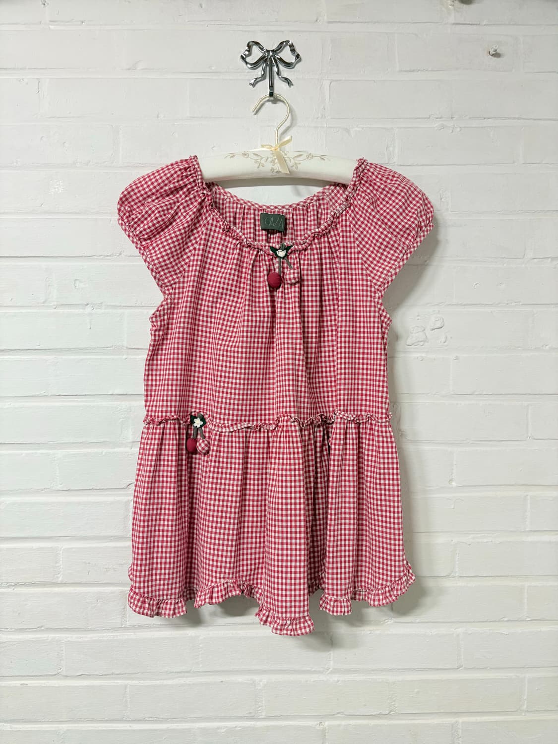 jpn vintage cherry blouse 상품이미지1