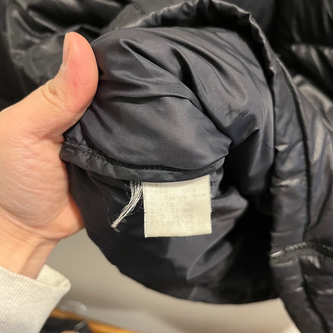 노스페이스 센터로고 700 눕시 패딩 상품이미지8