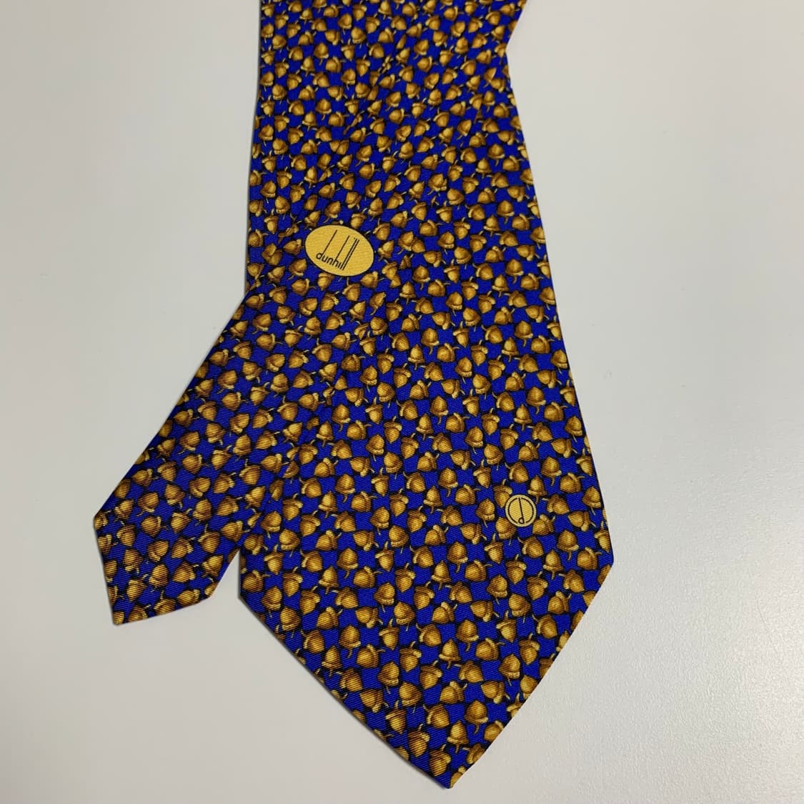 던힐(Dunhill) 명품넥타이 100실크 기하학적패턴 9.5cm 상품이미지4