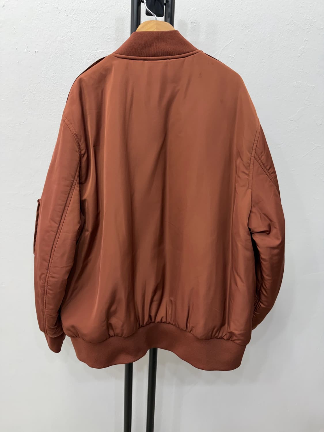 정품) COS 코스 남성 오버핏 봄버 자켓 M 상품이미지4