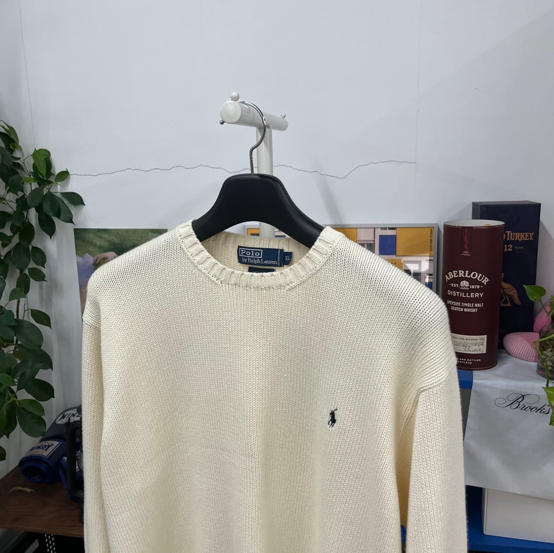 폴로랄프로렌 크루넥 코튼니트 XL 상품이미지2