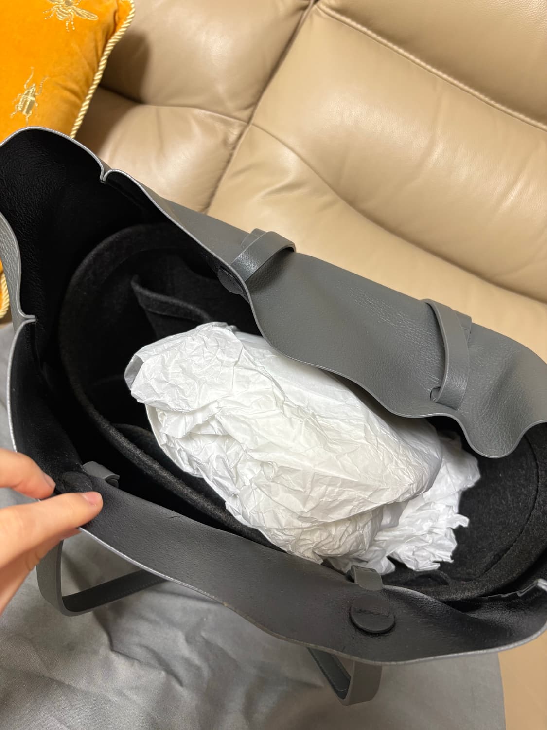 발렌시아가 에브리데이 숄더백 쇼퍼백(상태 양호) 상품이미지8