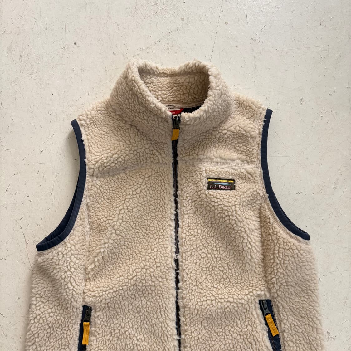 엘엘빈 빈티지 쉐르파 플리스 베스트 S-M 상품이미지2