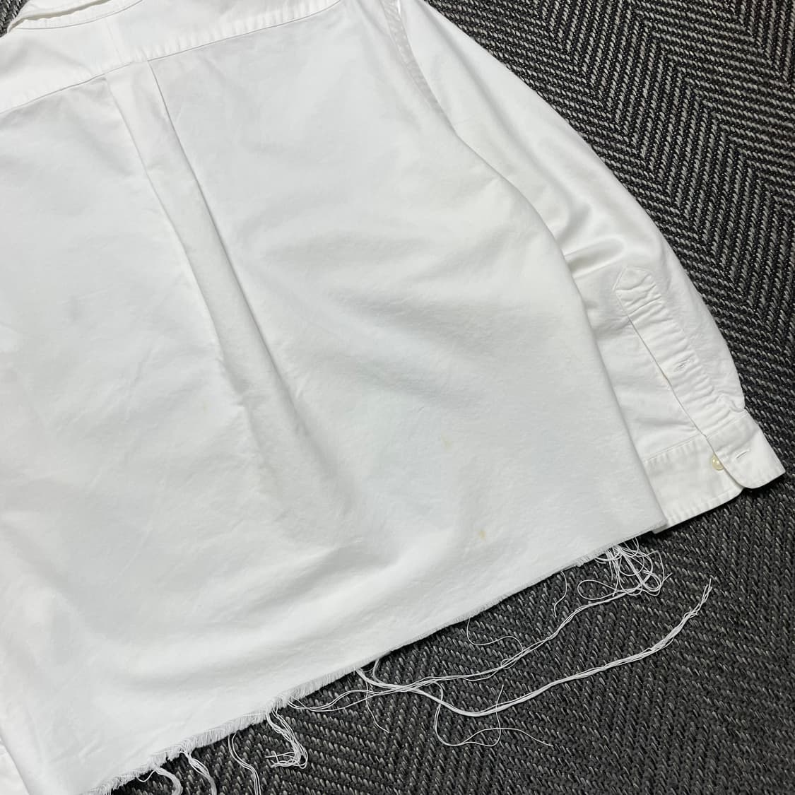 폴로 랄프로렌 옥스포드 화이트 컷팅 크롭 셔츠y 5360 상품이미지7