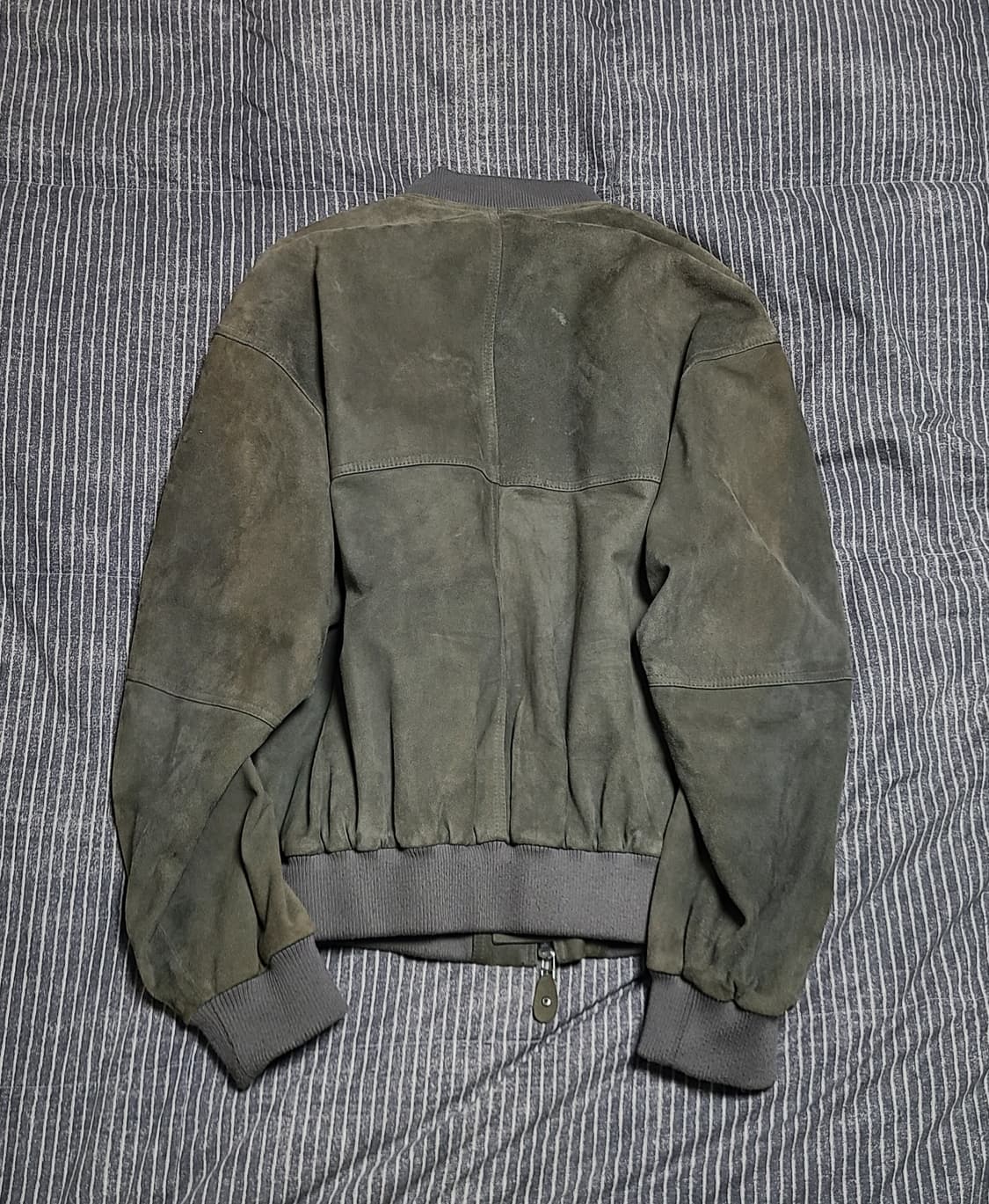 마티스 더 큐레이터 이태리 고트 스킨 스웨이드 봄버 1size 상품이미지2