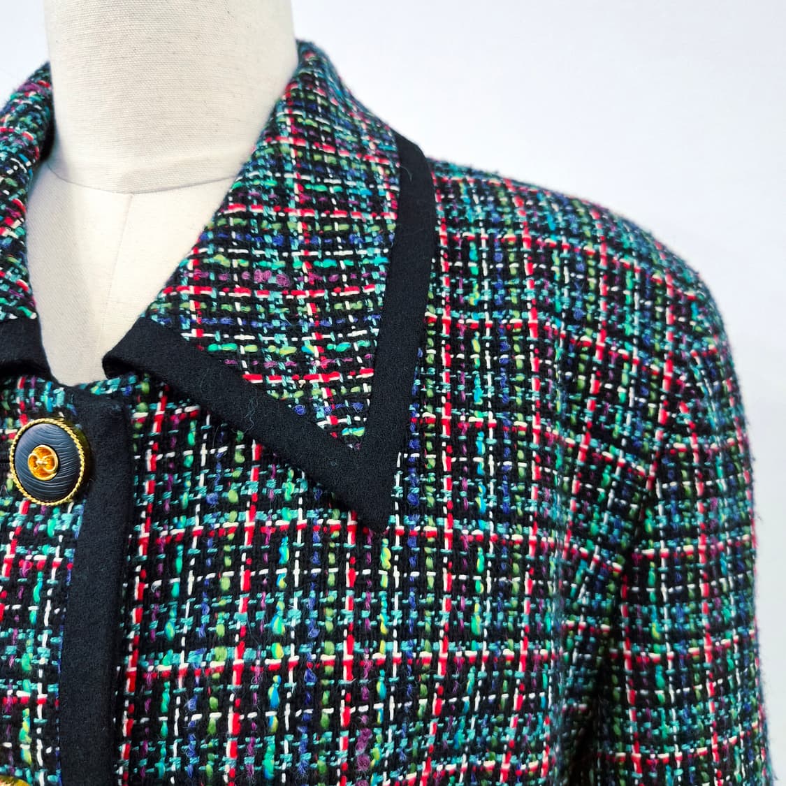 dordagne 멀티컬러 트위드 롱자켓 상품이미지5