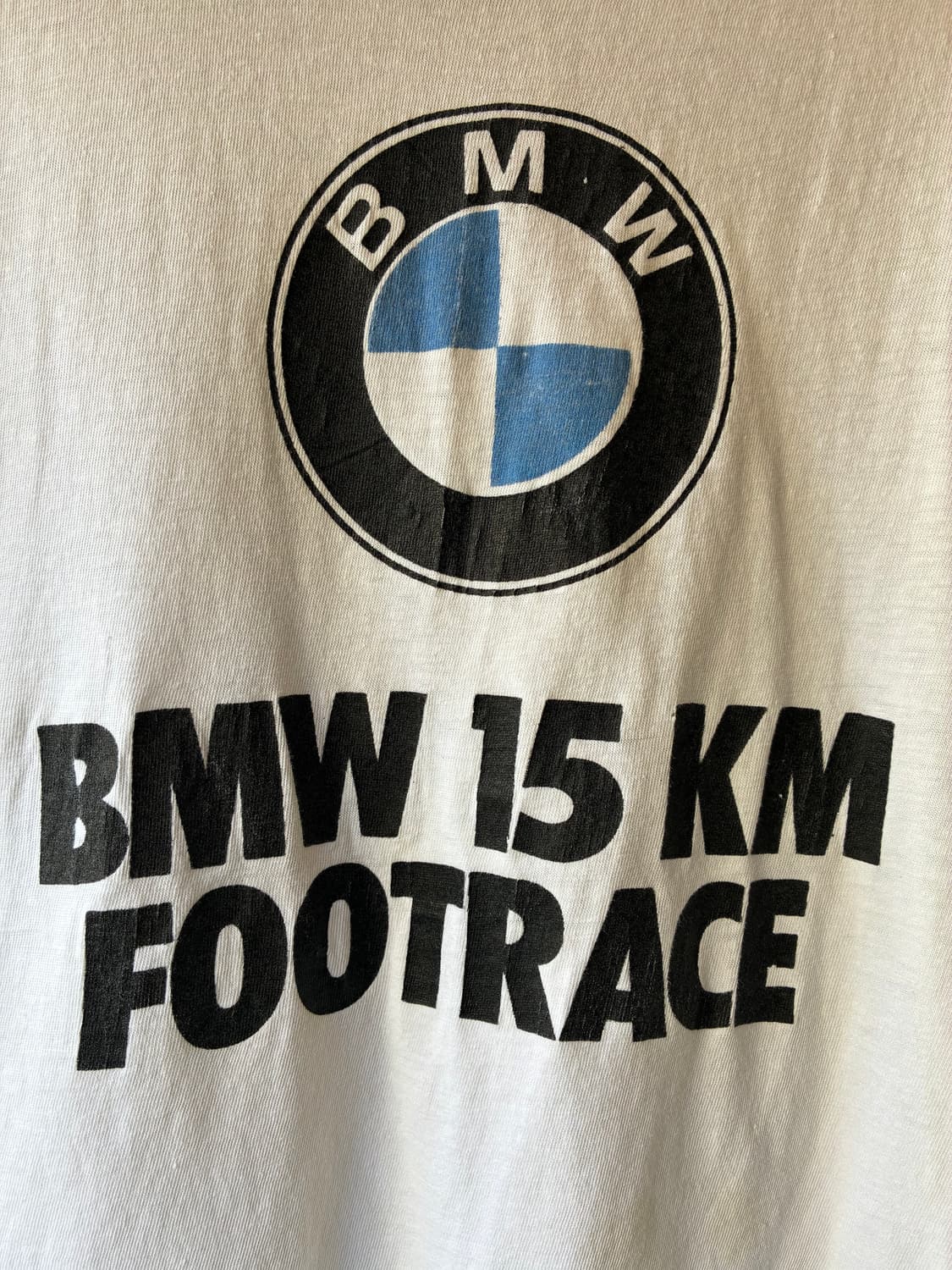 80s~90s BMW 15KM Footrace T-shirt 상품이미지2