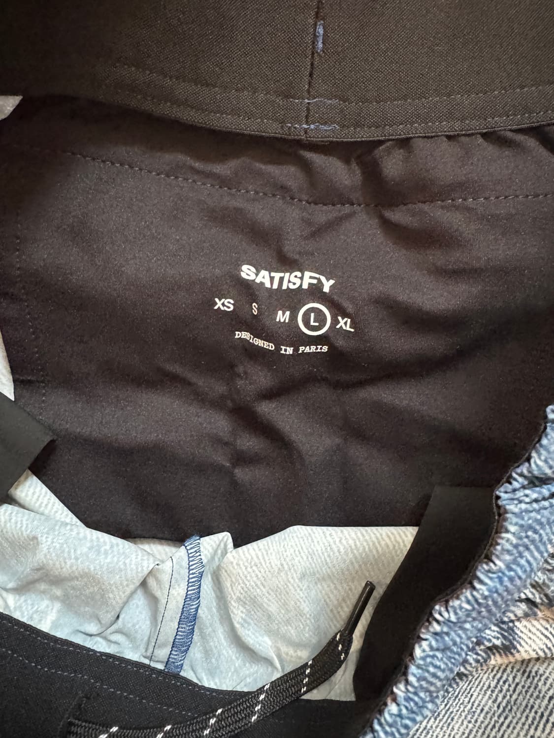 새티스파이 피스쉘 5인치 쇼츠 디지털 데님 L사이즈 상품이미지4