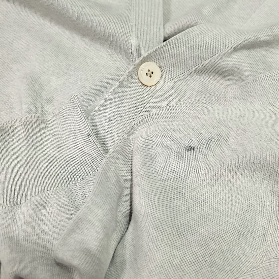 [S~M] 폴로 그레이 코튼 브이넥 가디건 상품이미지9