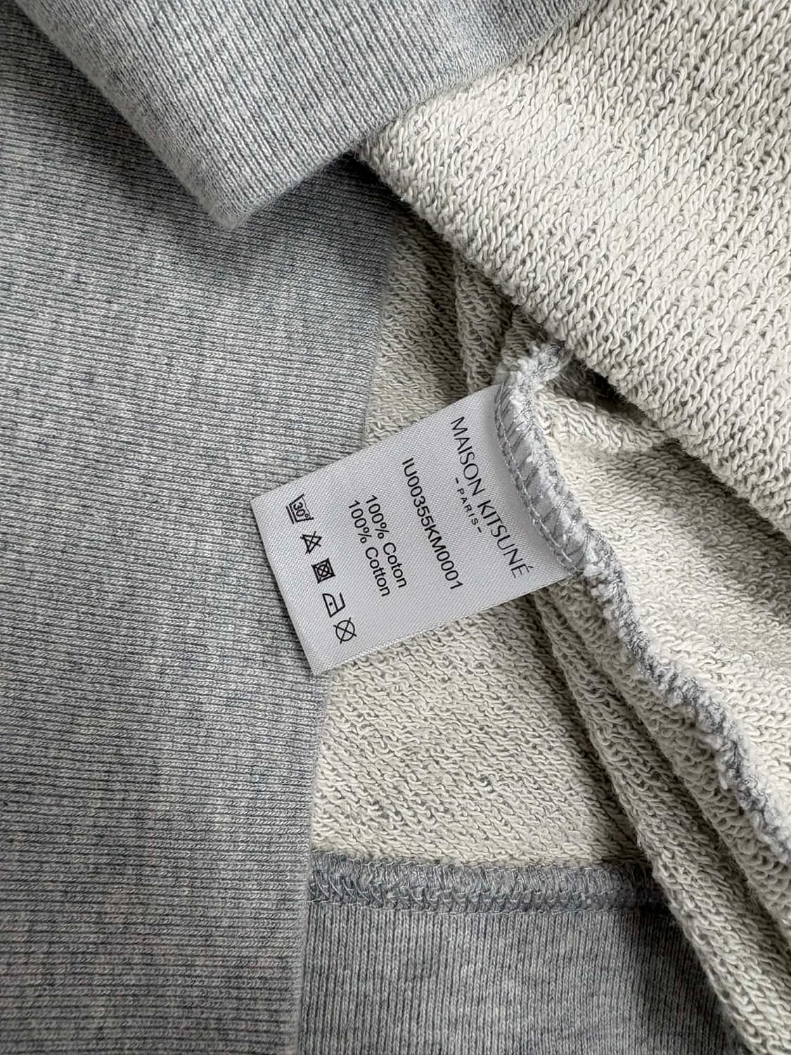 [XL] 메종키츠네 칠렉스 폭스 그레이 후드티 스웻 셔츠 상품이미지6