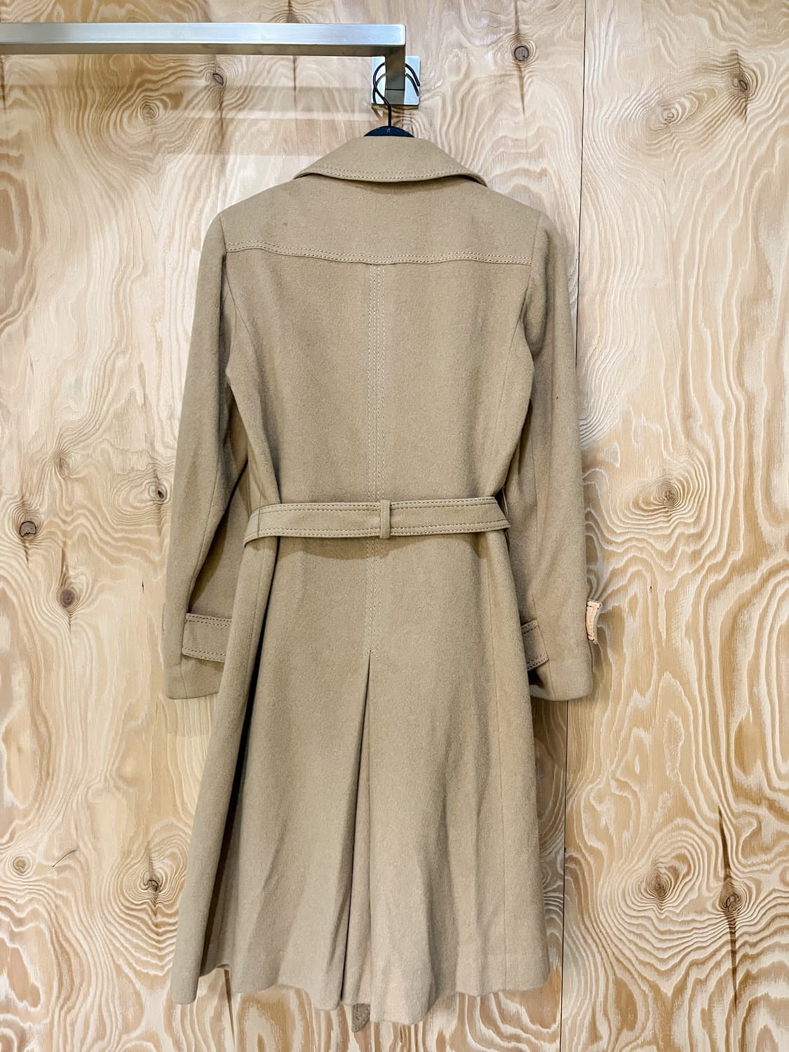 버버리 90's 카멜 헤어 울 코트 상품이미지4