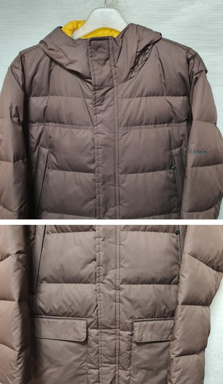 컬럼비아. 남성 덕다운하프패딩 상품이미지2